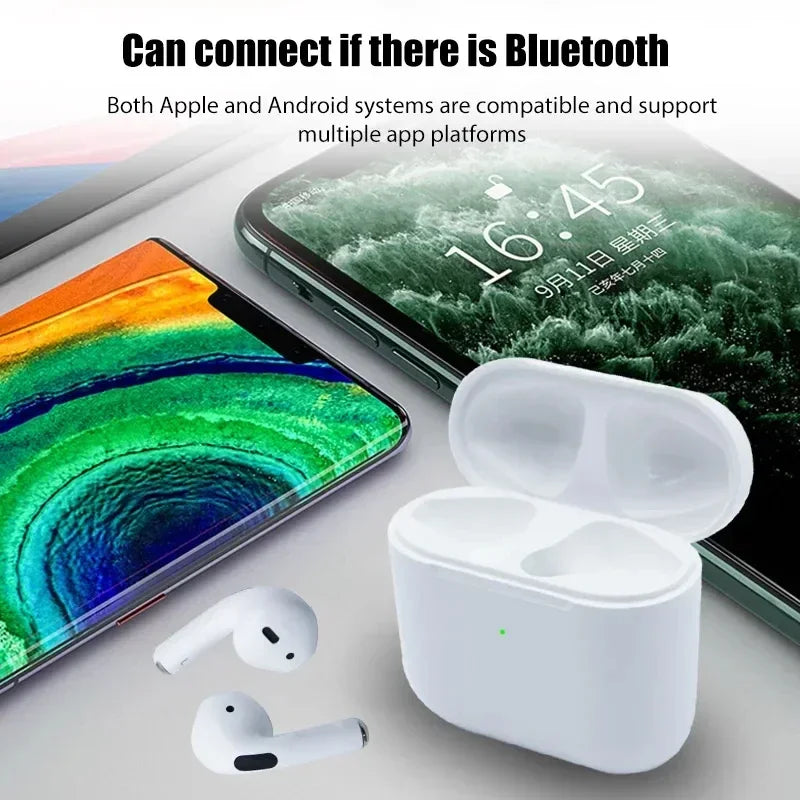 True Wireless Earphones Dual Ear In Ear Headphones Ultra Long Standby Running Bass Sports Earburds Music Headset with Mic