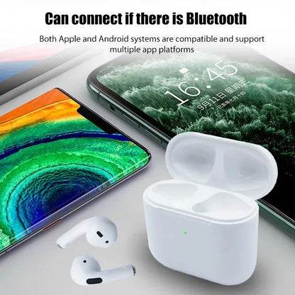 True Wireless Earphones Dual Ear In Ear Headphones Ultra Long Standby Running Bass Sports Earburds Music Headset with Mic