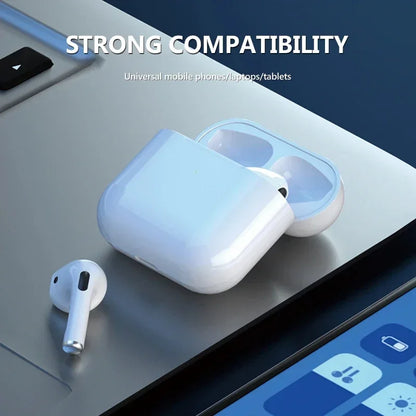 True Wireless Earphones Dual Ear In Ear Headphones Ultra Long Standby Running Bass Sports Earburds Music Headset with Mic