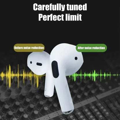 True Wireless Earphones Dual Ear In Ear Headphones Ultra Long Standby Running Bass Sports Earburds Music Headset with Mic