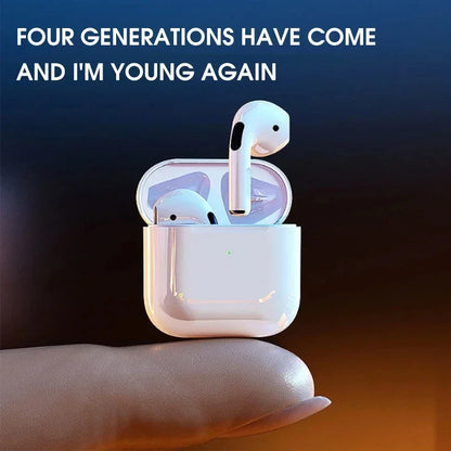 True Wireless Earphones Dual Ear In Ear Headphones Ultra Long Standby Running Bass Sports Earburds Music Headset with Mic